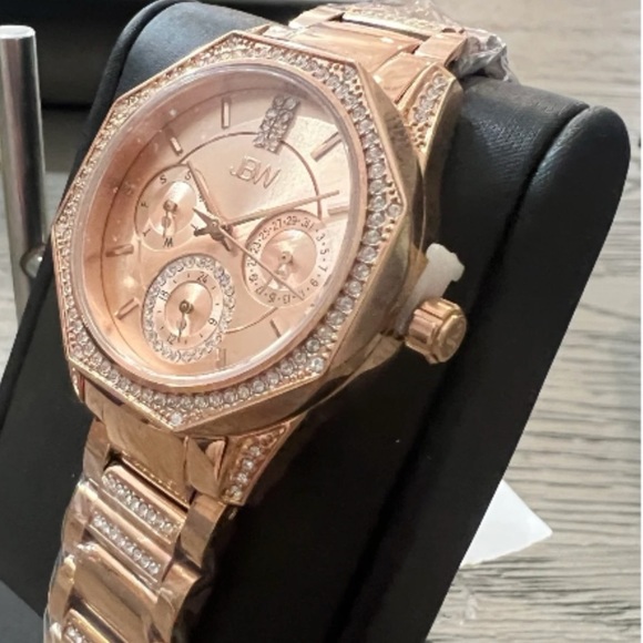 JBW Marquis Women's Rose Gold Diamond Bracelet Watch - Picture 7 of 9